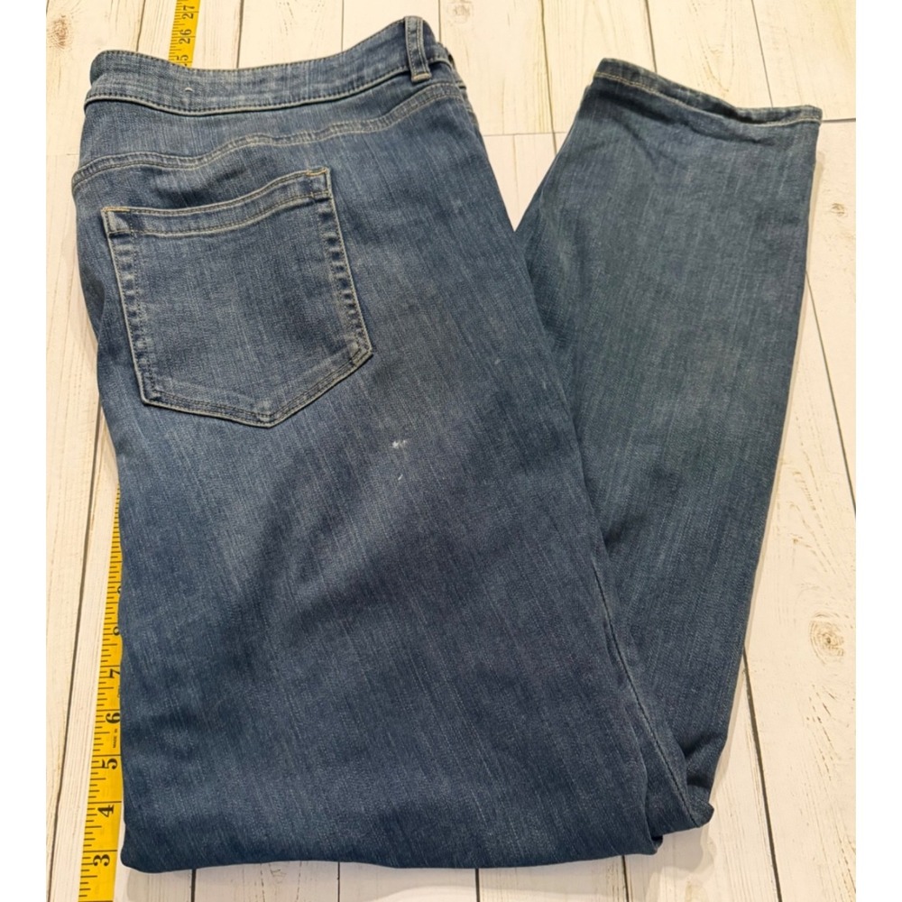 Vince Camuto Jeans‎ Plus Sz 20W Med Wash Whiskers TaperedbHigh Rise